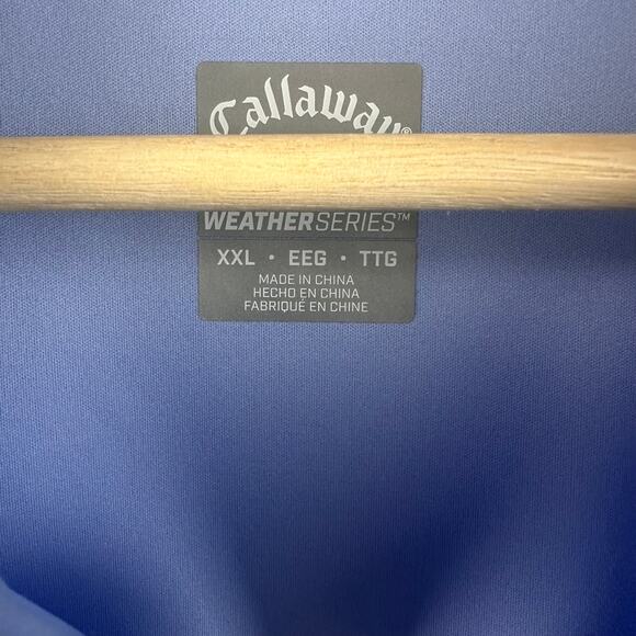 Callaway x Old Course at St. Andrews WeatherSeries Men's Size 2XL Quarter Zip - Picture 9 of 9